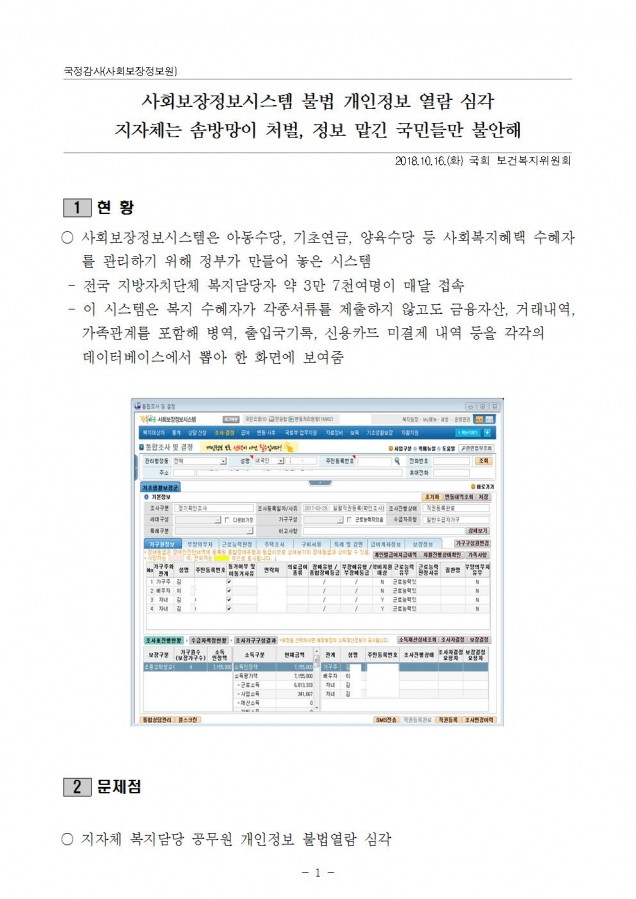 사회보장정보원_사회보장정보시스템 개인정보 오남용 심각_181010_fin001.jpg