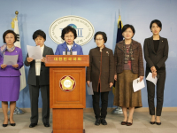 국민의당 여성의원 기자회견