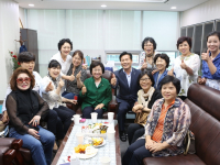 여수 진성여고 동문& 주철현 여수시장 방문