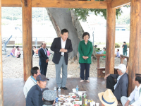 화양면 원포마을 노인 위안잔치