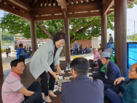 여수 화양면 원포마을 경로잔치