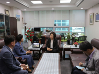 이의경 식품의약품안전처장 내방