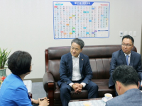 박능후 보건복지부 장관 내방