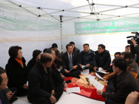 5.18 민주화운동단체 천막 농성장 방문