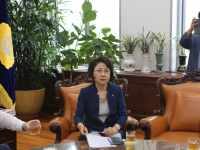 대한항공 여수-김포 노선 감편 관련 면담