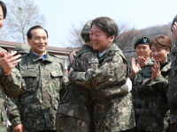 국민의당 안철수 후보 17사단 신병교육대 현장방문 #1