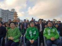 광주 옛전남도청 유세