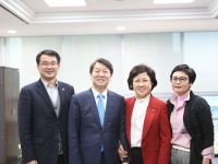 안철수 전 대표, 의원실 내방