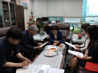 대한간호조무사협회장 내방