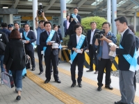 여수엑스포역 추석 고객맞이 환영인사